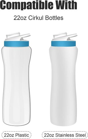 قطعتين من بيوتير كم 22oz لزجاجات مياه سيركول، غطاء زجاجة مياه لزجاجات سيركول البلاستيكية والفولاذ المقاوم للصدأ، أغطية معزولة من النيوبرين لزجاجات سيركول، الحفاظ على درجة الحرارة in Kuwait