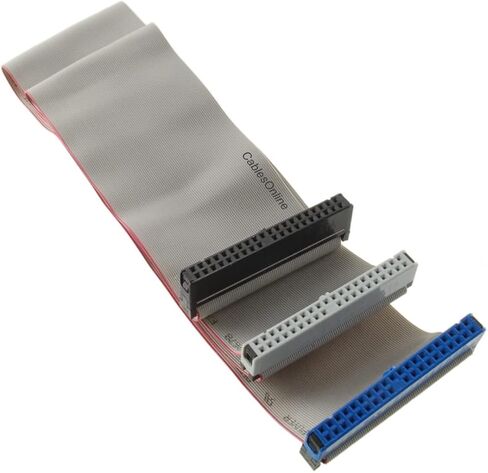 CablesOnline, 24-inches 40-Pin/80-Wires Ultra ATA 2-Drive 3-Connectors IDE Ribbon Cable, FI-U02 in Saudi Arabia