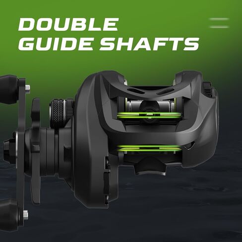 بكرة صيد الطعم M1 من HANDING M1، بكرات صيد من ألياف الكربون بوزن 17.64 رطل، نسبة تروس 7.2:1، نظام فرامل مغناطيسي 8 أزرار، تصميم منخفض الوزن خفيف الوزن 7.3 أونصة، محامل كروية 6+1 in Kuwait