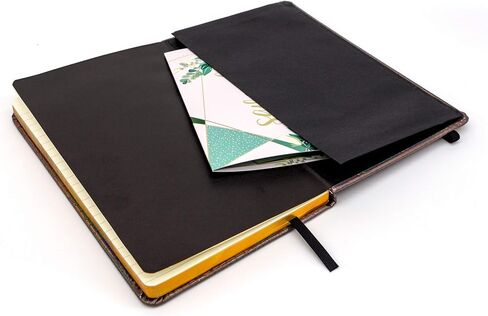 Pukka Pad, Wild Notepad with Pocket, Ribbon Page Marker, and Elasticized Closure - 8.5 x 5.3in - 96 Sheets of 80GSM Ivory Lined Paper - Python in Saudi Arabia