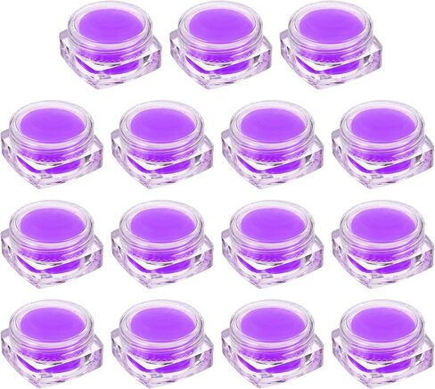 PATIKIL Diamond Painted Glue Clay, 15 Pack Glue Clay Wax Tool Set with Storage Box for Diamond Painted, DIY Craft, Purple in Saudi Arabia