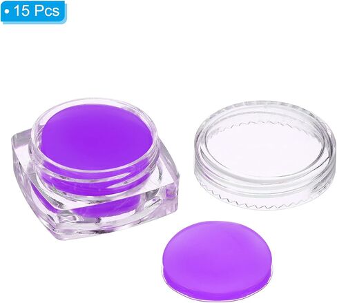 PATIKIL Diamond Painted Glue Clay, 15 Pack Glue Clay Wax Tool Set with Storage Box for Diamond Painted, DIY Craft, Purple in Saudi Arabia