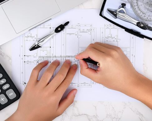 س. نمط مميز مجموعة البوصلة والمنقلة الهندسية لبوصلة الرسم المدرسية، مجموعة مربعة، مسطرة - مجموعة من 10 in Saudi Arabia