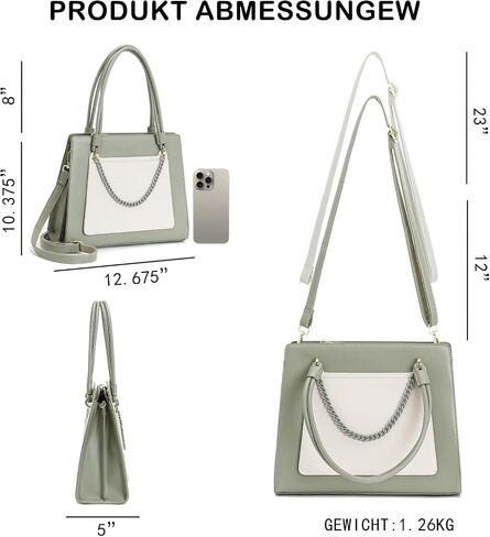 HMIAOYUN Womens Fashion Leather Shoulder Satchel Handbags Tote Purses Ladies Large Crossbody Top Handle hand Bag for Women in Saudi Arabia