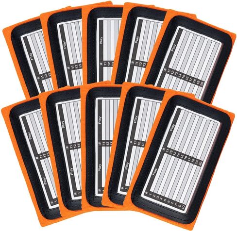 Youth Wrist Coach (10 Pack)- Triple Windows Playbook QB Wristband - Great for Football Plays, Baseball Calls All Sports in Kuwait