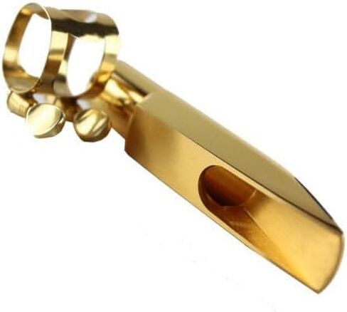 قطعة فم ألتو ساكسفون مع غطاء وأربطة، قطع أبواق نحاسية معدنية إب ألتو ساكس 5C لمحترفي الساكسفون والمبتدئين، قطعة فم ساكس مع قطعة رأس، مشبك معدني in Kuwait