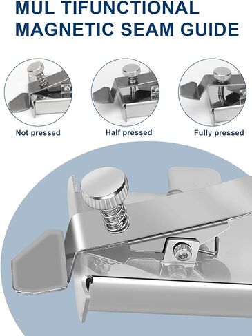 CAPHONT Magnetic Seam Guide for Sewing Machine, 2 Pack New Upgrade Magnetic Seam Guide Universal for All Sewing Machine, Sewing Foot Attachments Sewing Supplies Accessories in Saudi Arabia