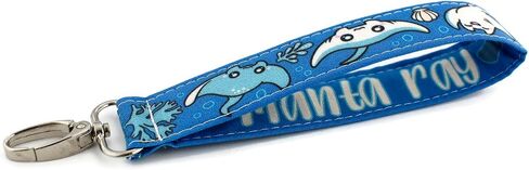 Animal Lover Keychain Wristlet - Cute Key Fob *for women - Wrist Lanyard - Handmade Gift Idea for Her - Car Accessories (Red Panda) in Saudi Arabia