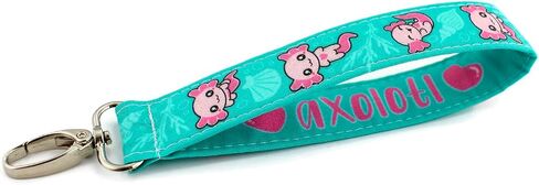Animal Lover Keychain Wristlet - Cute Key Fob *for women - Wrist Lanyard - Handmade Gift Idea for Her - Car Accessories (Red Panda) in Saudi Arabia