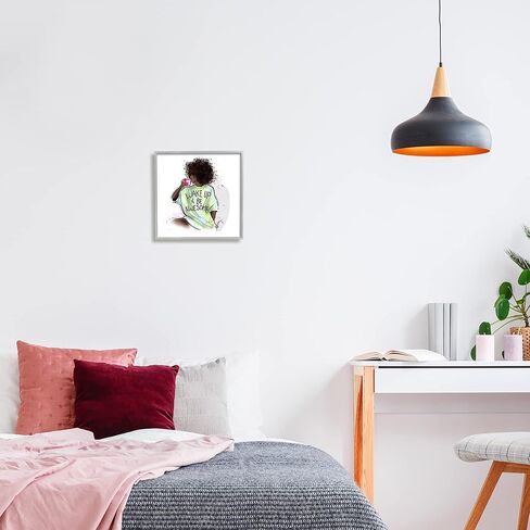Stupell Industries Wake Up Be Awesome Phrase Framed Wall Art, Design by Alison Petrie in Saudi Arabia