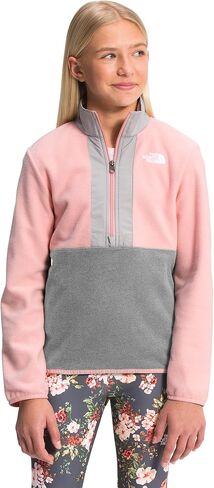 THE NORTH FACE Teen Glacier ¼ Zip Jacket, Peach Pink, Medium in Saudi Arabia