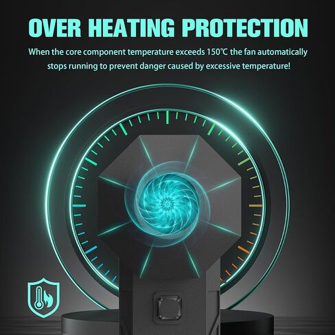 Compressed Air Duster, Electric Air Duster, 130000RPM Adjustable Wind Speed Air Duster Portable Rechargeable Jet Dry Blower Reusable No Canned for PC, Computer, Keyboards, Cars, Camp, Office, Outdoor in Kuwait