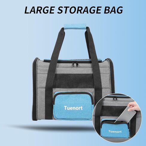 Cat and Dog Carrier with Wheels, Airline Approved Pet Carrier for Small Cats Dogs, Rolling Cat Carrier with Storage Pocket for Pets Up to 15 Lbs in Kuwait