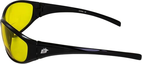 Birdz Sparrow Bifocal Safety Glasses - Black Frames 2.5 Yellow Lenses in Saudi Arabia