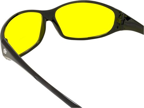 Birdz Sparrow Bifocal Safety Glasses - Black Frames 2.5 Yellow Lenses in Saudi Arabia