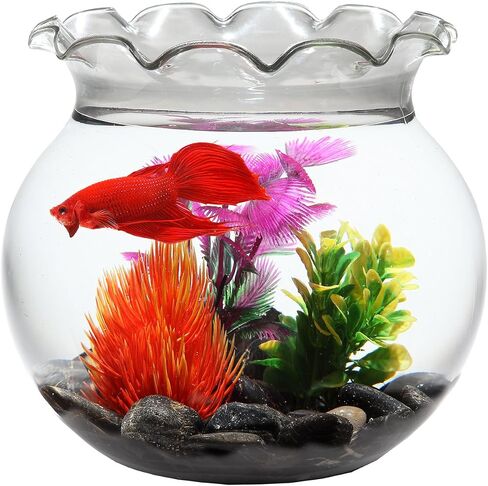 Koller Products 1 Gallon Fish Bowl - Impact-Resistant Plastic in Saudi Arabia