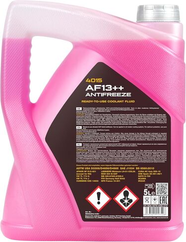 مانع التجمد مانول AF12++ أحمر عالي الأداء (5 لتر) in Saudi Arabia