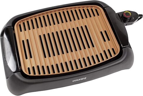 شواية كورانت شواية داخلية بدون دخان مع طلاء نحاسي غير لاصق وتحكم في درجة الحرارة قابل للتعديل in Kuwait