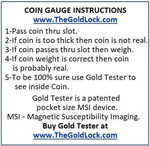 Gold Maple Leaf Canadian Coin Testers in Saudi Arabia