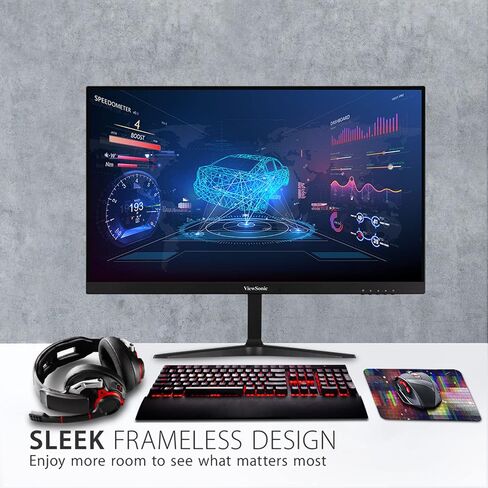 ViewSonic VX2416 24 Inch 1080p 1ms 100Hz Gaming Monitor with IPS Panel, FreeSync, Eye Care, HDMI and DisplayPort in Saudi Arabia