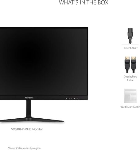 ViewSonic VX2416 24 Inch 1080p 1ms 100Hz Gaming Monitor with IPS Panel, FreeSync, Eye Care, HDMI and DisplayPort in Saudi Arabia