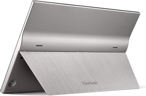شاشة فيوسونيك VX1655-4K-OLED 15.6 بوصة 4K UHD محمولة OLED مع 2 طريقة تعمل بالطاقة 60 وات USB C، HDMI صغير، مكبرات صوت مزدوجة، وحامل مدمج مع غطاء ذكي، أسود in Kuwait