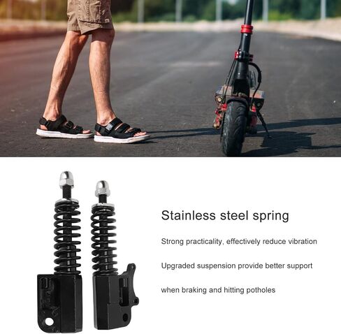 Rehomy Electric Scooter Front Shock Absorber Stainless Steel Suspension Spring Shock Absorber for 10in Scooter in Saudi Arabia