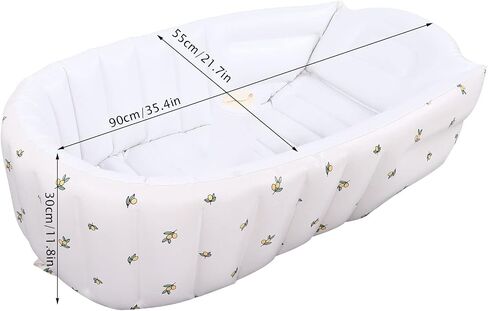 Longzhuo Inflatable Baby Bathtub,Inflatable Bathing Tub for Toddler,Home Cute Exquisite Pattern Travel Portable Infant Foldable Bath Tub Recommended Age 3 to12 Months Shower Basin in Saudi Arabia