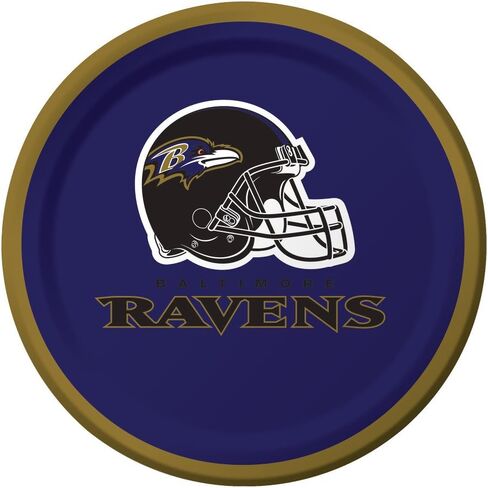 Creative Converting Officially Licensed NFL Plastic Table Cover, 54x102, Baltimore Ravens in Saudi Arabia