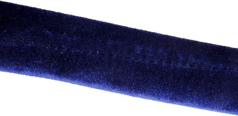 NovelBee 4pcs Blue Velvet Stanchion Ropes with Gold Hooks,6.6 Feet Stanchion Queue Barrier Ropes,Crowd Control Velvet Rope Safety Barriers for Party Decorations in Saudi Arabia
