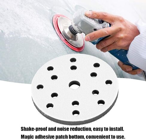 6In Interface Sanding Pad Interface Pad 3M Sponge 150Mm Diameter Soft Buffer Sponge Interface Cushion Pad for Sanding Pads (17 Holes) (6 inches 15 Holes) in Saudi Arabia