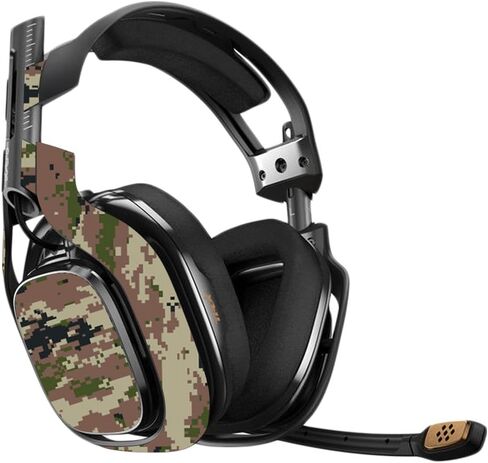 غلاف MightySkins متوافق مع سماعات رأس الألعاب Astro A40 الجيل الثالث - غطاء حماية مموه أحمر ومتين وفريد ​​من نوعه من الفينيل سهل التطبيق والإزالة وتغيير الأنماط صنع في الولايات المتحدة الأمريكية in Kuwait