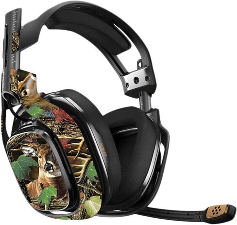 غلاف MightySkins متوافق مع سماعات رأس الألعاب Astro A40 الجيل الثالث - غطاء حماية مموه أحمر ومتين وفريد ​​من نوعه من الفينيل سهل التطبيق والإزالة وتغيير الأنماط صنع في الولايات المتحدة الأمريكية in Kuwait