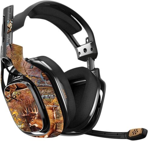 غلاف MightySkins متوافق مع سماعات رأس الألعاب Astro A40 الجيل الثالث - غطاء حماية مموه أحمر ومتين وفريد ​​من نوعه من الفينيل سهل التطبيق والإزالة وتغيير الأنماط صنع في الولايات المتحدة الأمريكية in Kuwait