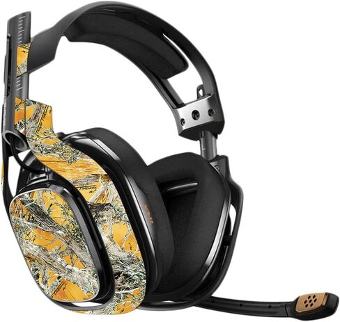 غلاف MightySkins متوافق مع سماعات رأس الألعاب Astro A40 الجيل الثالث - غطاء حماية مموه أحمر ومتين وفريد ​​من نوعه من الفينيل سهل التطبيق والإزالة وتغيير الأنماط صنع في الولايات المتحدة الأمريكية in Kuwait