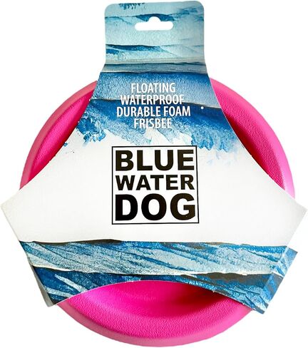 Frisbee, Floating, Waterproof, Lightweight, Durable Foam, Aerodynamic Disc for Medium and Large Breed Dogs - Frisbee for Fetch, Catch, Dock Diving, Play, 8.5" (Ocean Blue) in Saudi Arabia