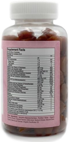 Salaam Nutritionals Halal Prenatal Gummy Multivitamins, Low Sugar, 800 mcg Folate, Methylcobalamin, with DHA (90 Count) New Taste and New Look in Kuwait