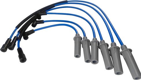 Cable Master عالي الأداء ومقاوم منخفض متوافق مع Jeep Wrangler 3.8L V6 Spark Plug Wi res 2007 2008 2009 2010 2011 in Kuwait