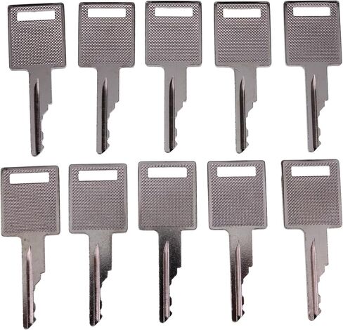 JEENDA D250 Ignition Keys 307852A1 6693241 6709527 714602 A77313 for Bobcat Case IH Skid Steer Terex Broce Genie Grove JLG Komatsu Forklift Volvo 1835B 1835C 1838 1840 CX50 CX60 CX70 CX80 CX90 (10) in Saudi Arabia