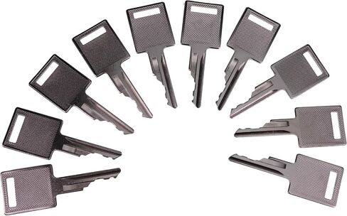 JEENDA D250 Ignition Keys 307852A1 6693241 6709527 714602 A77313 for Bobcat Case IH Skid Steer Terex Broce Genie Grove JLG Komatsu Forklift Volvo 1835B 1835C 1838 1840 CX50 CX60 CX70 CX80 CX90 (10) in Saudi Arabia