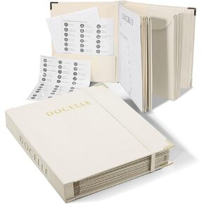 Important Document Organizer with Labels Expanding File Folder Storage Binders for Important Papers, Birth Certificates, Passports and Letters in Saudi Arabia