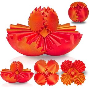 Gear Sphere Fidget Toy Gear Ball 3D Printed Rotating Ball or Cube Fidget Toy, Stress Gearsphere Desk Toy for Anxiety Relief ADHD in Saudi Arabia
