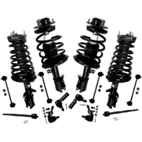 Suspension Kit Front Rear Left Driver Right Passenger Inner Outer Upper Lower Side Sealed Struts Tie Rods Ball Joints Sway Bar for Lexus for Toyota for Camry 97-01 in Kuwait