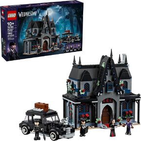 LEGO Wednesday Morticia’s Cottage Building Toy - Pretend Playset with Buildable Car for Kids, Ages 10+ - W/Morticia, Lurch, Bianca, & Wednesday Addams Minidolls - Gift Idea for Girls & Boys - 76786 in Kuwait