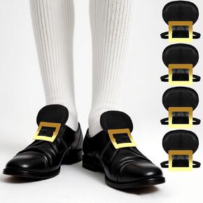 Colonial Pilgrim Shoes Buckle for Women Men: Historical Leprechaun Accessories - for 18th Century, Founding Father Costume in Saudi Arabia