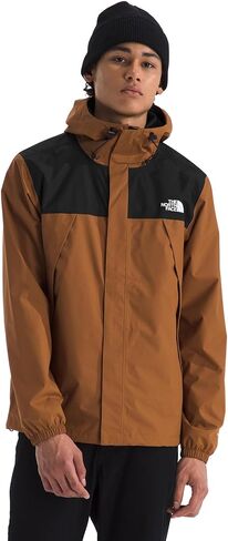 سترة مقاومة للماء للرجال من THE NORTH FACE (حجم قياسي وكبير)، أحمر حديدي/أسود TNF، X-Large in Saudi Arabia