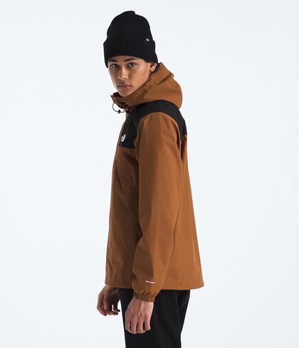 سترة مقاومة للماء للرجال من THE NORTH FACE (حجم قياسي وكبير)، أحمر حديدي/أسود TNF، X-Large in Saudi Arabia