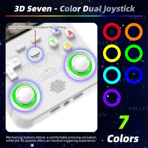 وحدة تحكم ألعاب محمولة باليد R36 Ultra Retro مقاس 4 بوصة بنظام Linux مفتوح المصدر وسعة 128 جيجابايت وحدة تحكم ألعاب فيديو محمولة مع عصا تحكم RGB ومشغل ألعاب الجيب يدعم WiFi وهدايا عيد الميلاد وأعياد الميلاد (أرجواني) in Kuwait