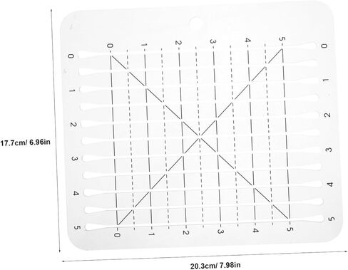Acrylic Quilting Ruler Template for Sewing Quilting Square Cutting Templates Easy to Use in Saudi Arabia