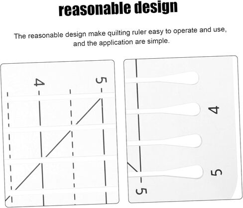Acrylic Quilting Ruler Template for Sewing Quilting Square Cutting Templates Easy to Use in Saudi Arabia